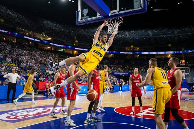 Bilder des Jahres 2022, Sport 09 September Sport Themen der Woche KW35 Sport Bilder des Tages Basketball Köln 01.09.2022 Eurobasket 2022 Vorrunde Bosnien-Herzegowina (BIH) - Ungarn (HUN) Miralem Halilovic (Bosnien & Herzegowina, No.07)
