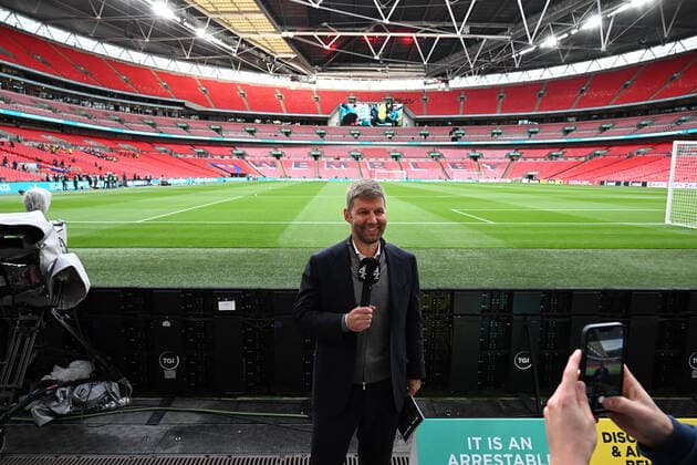 Sport Bilder des Tages Thomas Hitzlsperger, England vs. Deutschland, Fussball, Nations League, 6. Spieltag, 26.09.2022 DFB regulations prohibit any use of photographs as image sequences and or quasi-video