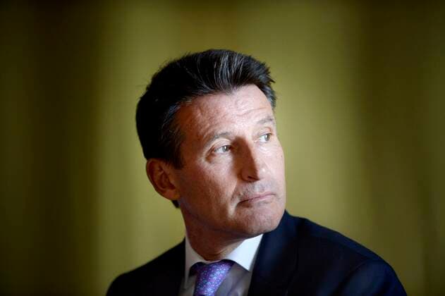 STOCKHOLM 20120608 Londons OS-general Sebastian Coe under en presskonferens pa fredagseftermiddagen. Coe och IOK:s ordförande Jacques Rogge är bada är i Stockholm för att fira staden som arrangerade OS för 100 ar sedan. STOCKHOLM SVERIGE x10070x