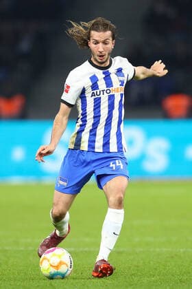 12.11.2022, xtgx, Fussball 1. Bundesliga, Hertha BSC Berlin - 1. FC Koeln emspor, v.l. Ivan Sunjic (Hertha, 34) Freisteller, Einzelbild, Ganzkoerper, single frame (DFL DFB REGULATIONS PROHIBIT ANY USE OF PHOTOGRAPHS as IMAGE SEQUENCES and or QUASI-VIDEO) Berlin