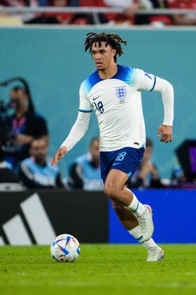 221129 Trent Alexander-Arnold of England during the FIFA World Cup, WM, Weltmeisterschaft, Fussball 2022 football match between Wales and England on November 29, 2022 in Doha. Photo: Joel Marklund BILDBYRAN kod JM JM0394 bbeng fotboll football soccer fotball vm fotbolls-vm fotball-vm fotbolls-vm 2022 fifa world cup 2022 wales england Copyright: JOELxMARKLUND BB221129JM226