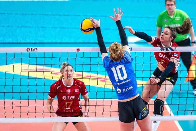 Bilder des Jahres 2022, Sport 12 Dezember Sport Themen der Woche KW50 Sport Bilder des Tages Volleyball-Bundesliga, SC Potsdam - VC Wiesbaden VBL Volleyball-Bundesliga; SC Potsdam - VC Wiesbaden Copyright: xBEAUTIFULxSPORTS NicolxMarschallx