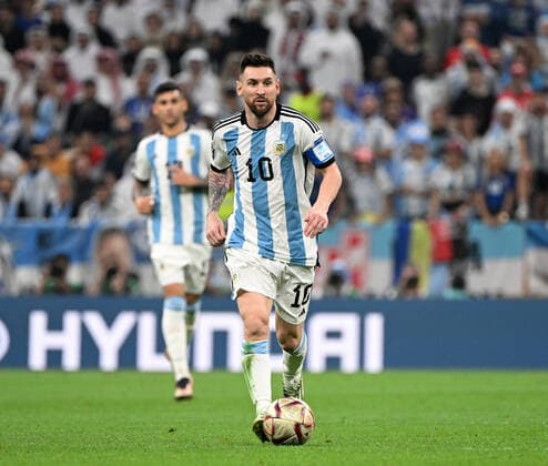 Fussball, Herren, Saison 2022 23, WM in Katar, Finale, Argentinien - Frankreich im Lusail Iconic Stadium in Lusail, Lionel Messi (Argentinien), 18.12. 2022, Copyright: xMatthiasxKochx