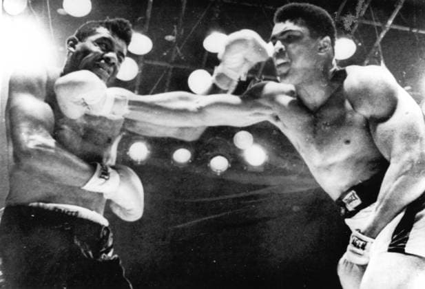 Muhammad Ali (Muhammad Ali) Cassius Clay American boxer in the ring with Floyd Patterson 1965  Copyright: xTopFotox Sp000454