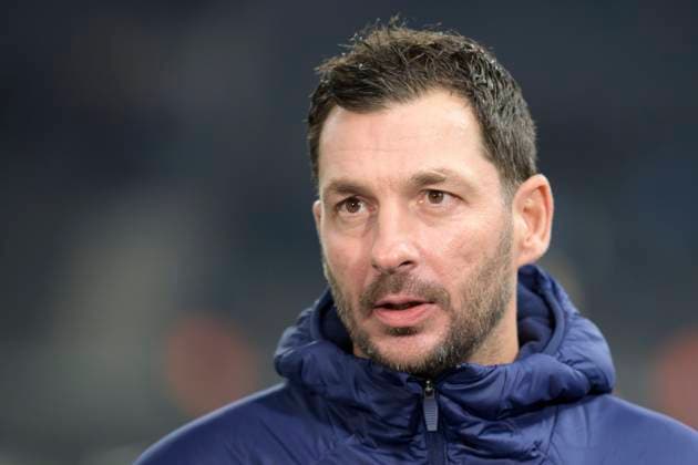 Sandro Schwarz (Hertha BSC Trainer), GER, Hertha BSC vs VfL Wolfsburg , Bundesliga, 17. Spieltag, Spielzeit 2022 2023, 24.01.23, DFL REGULATIONS PROHIBIT ANY USE OF PHOTOGRAPHS AS IMAGE SEQUENCES AND OR QUASI-VIDEO, GER, Berlin, Hertha BSC vs VfL Wolfsburg , Bundesliga, Spielzeit 2022 2023, 17. Spieltag, 24.01.2023, Berlin Copyright: xUwexKoch Eibner-Pressefotox EP_UKH