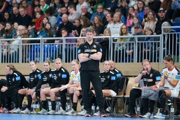 Markus Gaugisch (Deutschland, Bundestrainer), Deutschland vs. Polen, Handball, Frauen, Laenderspiel, 05.03.2023, Deutschland vs. Polen, Handball, Laenderspiel, Frauen, 05.03.2023, Heidelberg Copyright: xEibner-Pressefotox EP_EER
