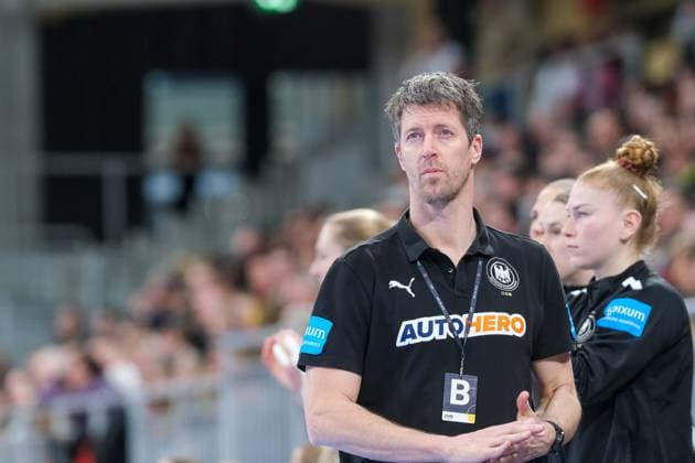 Markus Gaugisch (Deutschland, Bundestrainer), Deutschland vs. Polen, Handball, Frauen, Laenderspiel, 05.03.2023, Deutschland vs. Polen, Handball, Laenderspiel, Frauen, 05.03.2023, Heidelberg Copyright: xEibner-Pressefotox EP_EER