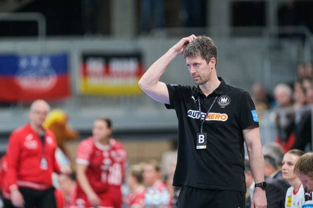 Markus Gaugisch (Deutschland, Bundestrainer), Deutschland vs. Polen, Handball, Frauen, Laenderspiel, 05.03.2023, Deutschland vs. Polen, Handball, Laenderspiel, Frauen, 05.03.2023, Heidelberg Copyright: xEibner-Pressefotox EP_EER