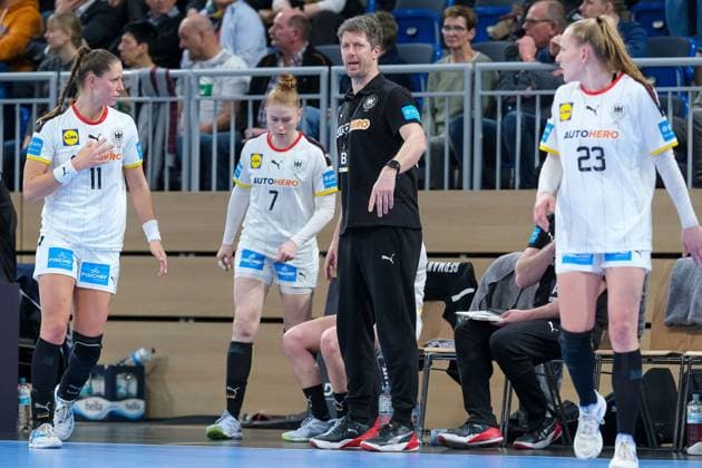 Markus Gaugisch (Deutschland, Bundestrainer), Deutschland vs. Polen, Handball, Frauen, Laenderspiel, 05.03.2023, Deutschland vs. Polen, Handball, Laenderspiel, Frauen, 05.03.2023, Heidelberg Copyright: xEibner-Pressefotox EP_EER