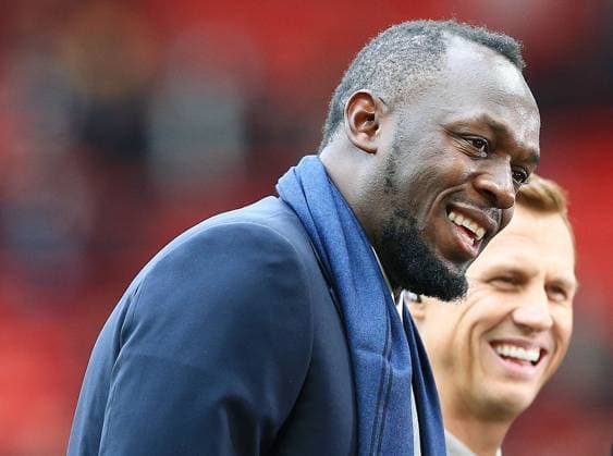 Sport Bilder des Tages Mandatory Credit: Photo by Matt West Shutterstock (13831762l) Sprinter Usain Bolt attends the game Manchester United, ManU v Fulham, Emirates FA Cup, Quarter Final, Football, Old Trafford, Manchester, UK - 19 Mar 2023 EDITORIAL USE ONLY No use with unauthorised audio, video, data, fixture lists, club league logos or live services. Online in-match use limited to 120 images, no video emulation. No use in betting, games or single club league player publications. Manchester United v Fulham, Emirates FA Cup, Quarter Final, Football, Old Trafford, Manchester, UK - 19 Mar 2023 EDITORIAL USE ONLY No use with unauthorised audio, video, data, fixture lists, club league logos or live services. Online in-match use limited to 120 images, no video emulation. No use in betting, games or single club league player publications. Copyright: xMattxWest Shutterstockx 13831762l