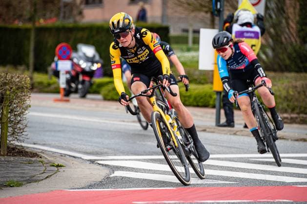 CADZOW Kim: Brabantse Pijl 2023 - WomenÂ s Race CADZOW Kim ( NZL ) TEAM JUMBO-VISMA ( JVW ) - NED Querformat - quer - horizontal - Landscape - Event Veranstaltung: Brabantse Pijl - Category Kategorie: Cycling - Road cycling, Rad, Radsport, Strasse - Elite Women - 1. Pro - Location Ort: Europe Belgium - Start: Lennik - Finish: Overijse - Discipline: Road Race ( RR ) - Distance: 141,2 km - Date Datum: 12.04.2023 Wednesday -
