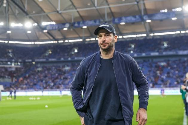 14.04.2023, Fussball, Saison 2022 2023, 1. Bundesliga, 28. Spieltag, FC Schalke 04 - Hertha BSC, Cheftrainer Sandro Schwarz (Hertha BSC) Gelsenkirchen Veltins Arena NRW Deutschland xRHR-FOTO TRx Copyright: RHR-FOTOx RHR-FOTO TR