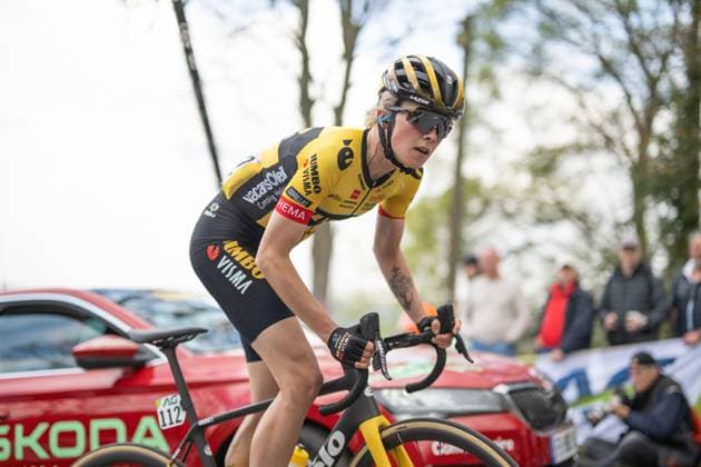 La Fleche Wallonne Femmes 2023, 19.04.2023 Kim Cadzow (NZL, Team Jumbo-Visma), La Fleche Wallonne Femmes 2023, 19.04.2023 Copyright: xBEAUTIFULxSPORTS Nagelx