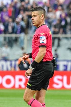 italian soccer Serie A match - ACF Fiorentina vs UC Sampdoria Referee Mr. ANTONIO GIUA during ACF Fiorentina vs UC Sampdoria, italian soccer Serie A match in Florence, Italy, April 30 2023 Florence Artemio Franchi stadium Italy Copyright: xFabioxFagiolinix xLiveMediax LPS_920740