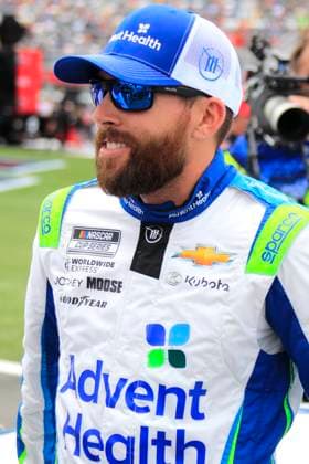 CHARLOTTE, NC - MAY 29: Ross Chastain ( 1 Trackhouse Racing AdventHealth Chevrolet) talks with members of his crew prior to the running of the 64th annual NASCAR, Motorsport, USA Cup Series Coca-Cola 600 on May 29, 2023 at Charlotte Motor Speedway in Charlotte, NC. (Photo by Jeff Robinson Icon Sportswire) AUTO: MAY 29 NASCAR Cup Series Coca-Cola 600 EDITORIAL USE ONLY Icon2305295280600