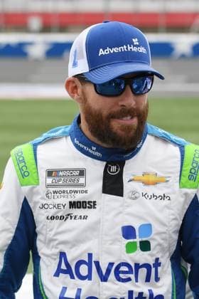 CHARLOTTE, NC - MAY 29: Ross Chastain ( 1 TrackHouse Racing AdventHealth Chevrolet) looks on prior to the running of the NASCAR, Motorsport, USA Cup Series Coca-Cola 600 on May 29, 2023, at Charlotte Motor Speedway in Concord, NC. (Photo by Jeffrey Vest Icon Sportswire) AUTO: MAY 29 NASCAR Cup Series Coca-Cola 600 EDITORIAL USE ONLY Icon2305291786