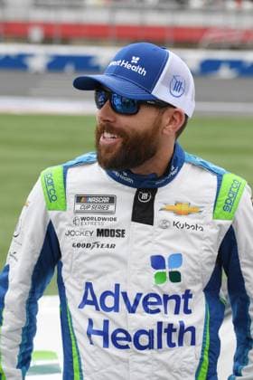 CHARLOTTE, NC - MAY 29: Ross Chastain ( 1 TrackHouse Racing AdventHealth Chevrolet) looks on prior to the running of the NASCAR, Motorsport, USA Cup Series Coca-Cola 600 on May 29, 2023, at Charlotte Motor Speedway in Concord, NC. (Photo by Jeffrey Vest Icon Sportswire) AUTO: MAY 29 NASCAR Cup Series Coca-Cola 600 EDITORIAL USE ONLY Icon2305291790