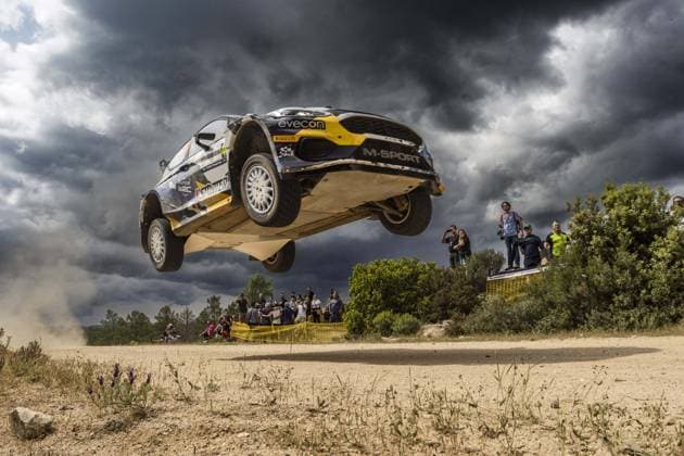 Bilder des Jahres 2023, Sport 06 Juni Sport Themen der Woche KW22 Sport Bilder des Tages 40 Robert VIRVES (EST), Hugo MAGALHAES (EST), FORD Fiesta MkII, RC2, Rally2, action during the Rally Italia Sardegna 2023, 6th round of the 2023 WRC, Motorsport Rallye, WM World Rally Car Championship, from June 1 to 4, 2023 in Olbia, Italy - AUTO - WRC - RALLY ITALIA SARDEGNA 2023 DPPI Panoramic RPPA_06_Sardinia_2023_518
