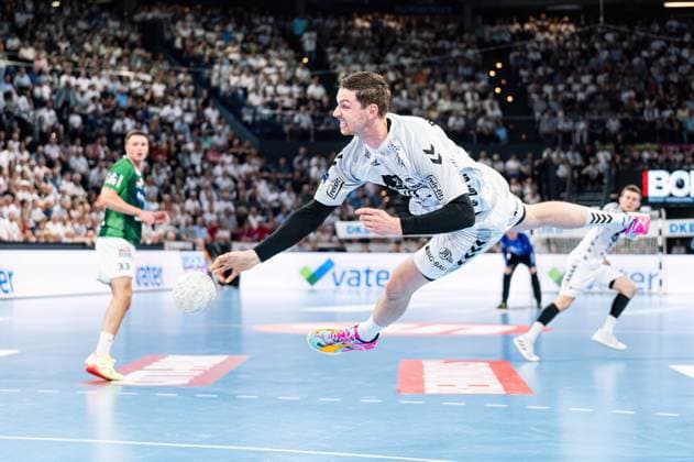 Bilder des Jahres 2023, Sport 06 Juni Sport Themen der Woche KW23 Sport Bilder des Tages Tor Hendrik Pekeler (THW Kiel, 61) THW Kiel vs. HSG Wetzlar, Handball, Bundesliga, Spieltag 33, Saison 2022 2023, 07.06.2023 THW Kiel vs. HSG Wetzlar, Handball, Bundesliga, Spieltag 33, Saison 2022 2023, 07.06.2023 Kiel Copyright: xEibner-Pressefoto MarcelxvonxFehrnx EP_EER