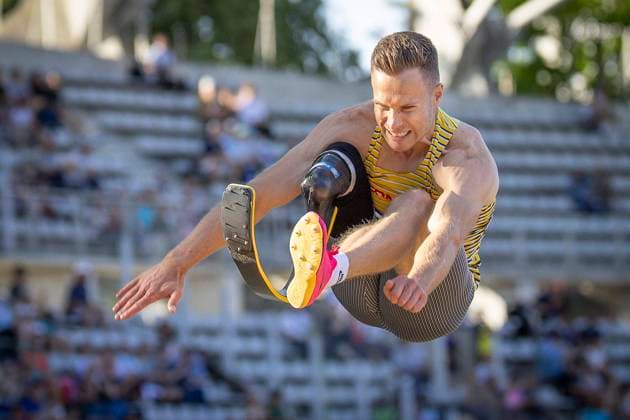 Bilder des Jahres 2023, Sport 07 Juli Sport Themen der Woche KW28 Sport Bilder des Tages Paris 2023 World Para Athletics Championships; Frankreich, 14.07.2023 Markus Rehm (GER TSV Bayer 04 Leverkusen T64)waehrend der World Para Athletics Championships am 14.07.2023 im Charlety Stadium in Paris, Frankreich. Copyright: xBEAUTIFULxSPORTS AxelxKohringx