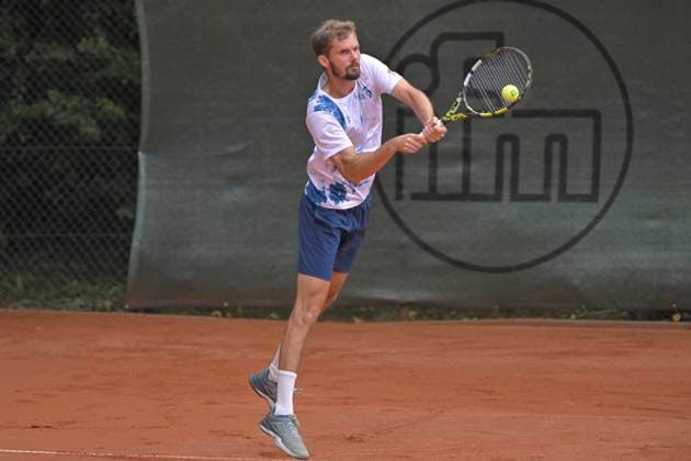 Oscar Otte GER 14.07.2023 Tennis 1. Bundesliga Herren, TC Bredeney 1 vs TC Großhesselohe , Tennis Club Bredeney, Essen, NRW Germany