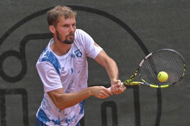Oscar Otte GER 14.07.2023 Tennis 1. Bundesliga Herren, TC Bredeney 1 vs TC Großhesselohe , Tennis Club Bredeney, Essen, NRW Germany
