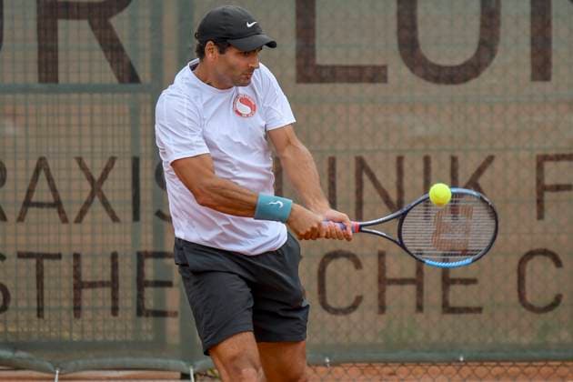 Benjamin Hassan GER 16.07.2023 Tennis 1. Bundesliga Herren, TC Bredeney 1 vs Kurhaus Lambertz Aachen 1, Tennis Club Bredeney, Essen, NRW Germany