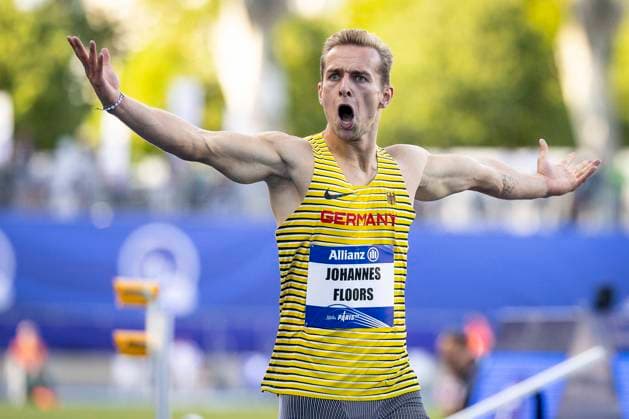 Bilder des Jahres 2023, Sport 07 Juli Sport Themen der Woche KW29 Sport Bilder des Tages Paris 2023 World Para Athletics Championships; Frankreich, 17.07.2023 Johannes Floors (GER TSV Bayer 04 Leverkusen T62) gewinnt Gold ueber 400m waehrend der World Para Athletics Championships am 17.07.2023 im Charlety Stadium in Paris, Frankreich. Copyright: xBEAUTIFULxSPORTS AxelxKohringx