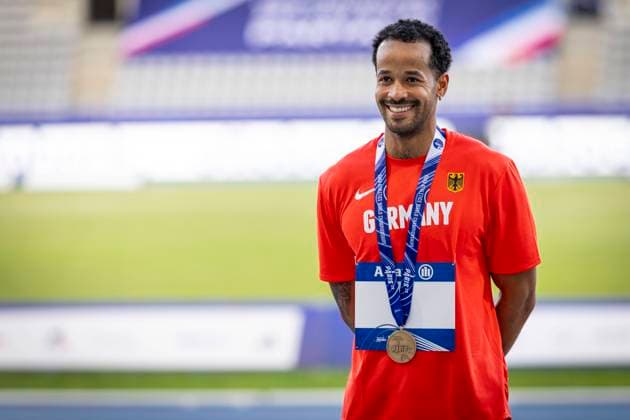 Bilder des Jahres 2023, Sport 07 Juli Sport Themen der Woche KW29 Sport Bilder des Tages Paris 2023 World Para Athletics Championships; Frankreich, 17.07.2023 Leon Schaefer (GER TSV Bayer 04 Leverkusen T63) gewinnt Bronze ueber 100m waehrend der World Para Athletics Championships am 17.07.2023 im Charlety Stadium in Paris, Frankreich. Copyright: xBEAUTIFULxSPORTS AxelxKohringx
