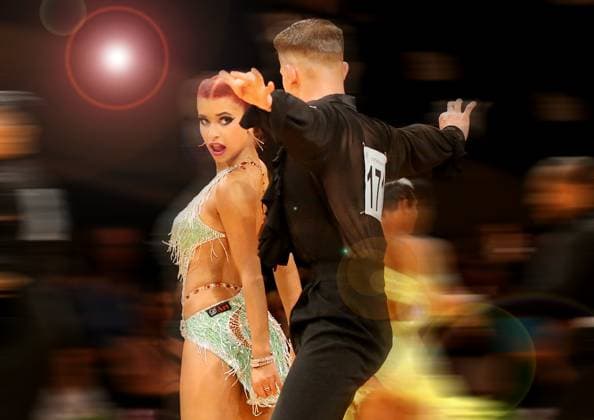Bilder des Jahres 2023, Sport 08 August Sport Themen der Woche KW32 Sport Bilder des Tages 10,08,2023, Deutschland, Stuttgart, Tanzen GOC German Open Championships, Latin Rising Stars, Vlad-Alexandru Visan Nicole Sokolow