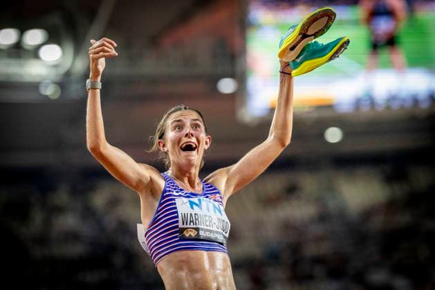 Bilder des Jahres 2023, Sport 08 August Sport Themen der Woche KW33 Sport Bilder des Tages World Athletics Championships Budapest 23; Hungary, 19.08.2023 Budapest, Hungary - August 19: Jessica WARNER-JUDD of GREAT BRITAIN after the 10000m final on day 1 of the World Athletics Championships Budapest 23 at the National Athletics Centre in Budapest, Hungary on August 19, 2023. Copyright: xBEAUTIFULxSPORTS AxelxKohringx