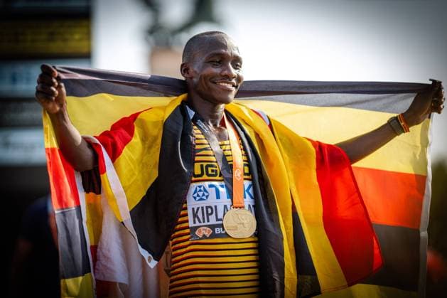 Bilder des Jahres 2023, Sport 08 August Sport Themen der Woche KW34 Sport Bilder des Tages World Athletics Championships Budapest 23; Hungary, 27.08.2023 Victor Kiplangat (UGA Uganda) during the Marathon during the Marathon on Day 9 of the World Athletics Championships Budapest 23 at the National Athletics Centre in Budapest, Hungary on August 27, 2023. Copyright: xBEAUTIFULxSPORTS Flatemerschx