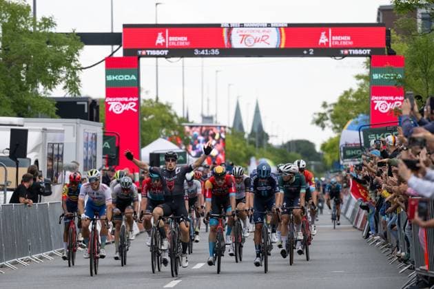 Bilder des Jahres 2023, Sport 08 August Sport Themen der Woche KW34 Sport Bilder des Tages Deutschland Tour 2023; Etappe 3 Arnsberg - Essen, 26.08.2022 Arvid De Kleijn (NED, Tudor Pro Cycling Team), Deutschland Tour 2023, Etappe 4 Hannover - Bremen, 27.08.2022 Copyright: xBEAUTIFULxSPORTS Nagelx