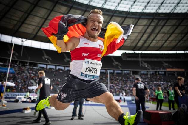 Bilder des Jahres 2023, Sport 09 September Bilder des Jahres 2023, Sport 09 September Sport Bilder des Tages ISTAF; Berlin, 03.09.2023 Berlin, Germany - September 3: Niko KAPPEL (GER) winst the para shot put during the ISTAF at the Olympiastadion in Berlin, Germany on September 3, 2023. Copyright: xBEAUTIFULxSPORTS AxelxKohringx