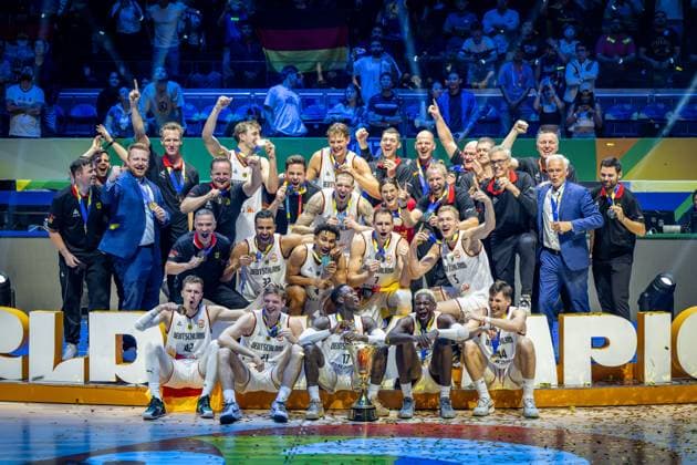 Bilder des Jahres 2023, Sport 09 September Sport Themen der Woche KW36 Sport Bilder des Tages Basketball Manila Pasay 10.09.2023 FIBA Basketball World Cup 2023 Weltmeisterschaft der Männer Finale Deutschland (GER) - Serbien (SRB)