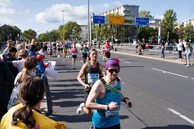 24.09.2023,Berlin,49. BMW BERLIN-MARATHON,Impressionen,Ortsteil Schmargendorf im Bezirk Wilmersdorf.Hohenzollerndamm