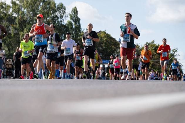 24.09.2023,Berlin,49. BMW BERLIN-MARATHON,Impressionen,Ortsteil Schmargendorf im Bezirk Wilmersdorf.Hohenzollerndamm.