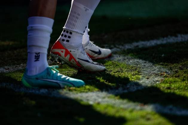 September 30, 2023, MADRID, MADRID, SPAIN: Nike Air of Radamel Falcao of Rayo Vallecano during the spanish league, LaLiga EA Sports, football match played between Rayo Vallecano and RCD Mallorca at Estadio de Vallecas on September 30, 2023, in Madrid, Spain. MADRID SPAIN - ZUMAa181 20230930_zaa_a181_107 Copyright: xOscarxJ.xBarrosox