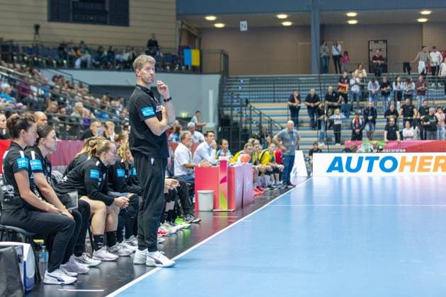 Markus Gaugisch (Deutschland , Bundestrainer) GER, Deutschland gegen Ukraine, Handball, EM Qualifikation, WOMEN S EHF EURO 2024 QUALIFIERS, 12.10.2023, GER, Handball EURO 2024 Qualifikationsspiel Deutschland (GER) gegen Ukraine (UKR), WOMEN S EHF EURO 2024 QUALIFIERS 12.10.2023, Location: Buderus Arena in Wetzlar Foto: Gerhard Wingender Wetzlar Copyright: xEibner-Pressefotox xGerhardxWingenderx EP_GWR