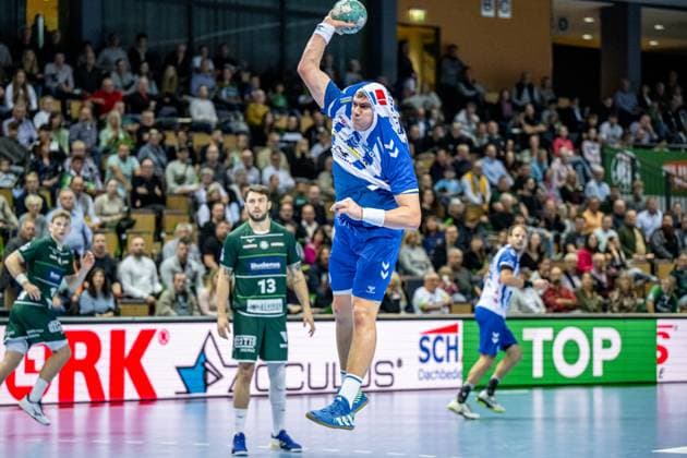 Bilder des Jahres 2023, Sport 10 Oktober Sport Themen der Woche KW43 Sport Bilder des Tages Handball Bundesliga; HSG Wetzlar - TVB Stuttgart, 29.10.23 Lukas Laube ( 24 TVB Stuttgart) Handball Bundesliga; HSG Wetzlar - TVB Stuttgart: Wetzlar, 29.10.23 Copyright: xBEAUTIFULxSPORTS Roeczeyx