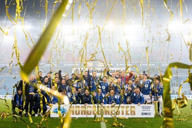 Bilder des Jahres 2023, Sport 12 Dezember Sport Themen der Woche KW49 Sport Bilder des Tages 231209 Players of Molde celebrate after the cup final match between Bodo Glimt and Molde on December 9, 2023 in Oslo. Photo: Jon Olav Nesvold BILDBYRAN COP 217 JE0076 fotboll football soccer fotball nm bodo glimt bodo glimt molde bbeng jubel Copyright: JONxOLAVxNESVOLD BB231209JE052