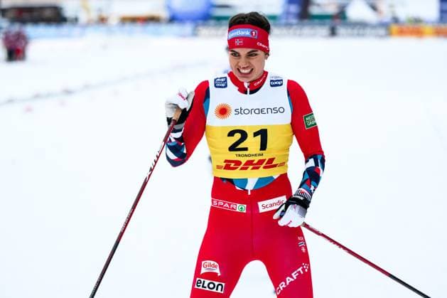 Bilder des Jahres 2023, Sport 12 Dezember 231215 Kristine Stavaas Skistad of Norway competes in the Women s Cross Country Skiing Sprint semi final during the FIS Cross-Country World Cup on December 15, 2023 in Trondheim. Photo: Marius Simensen BILDBYRAN COP 238 MM0027 skidor cross-country skiing langrenn world cup trondheim womens sprint bbeng Copyright: MARIUSxSIMENSEN BB231215BB724