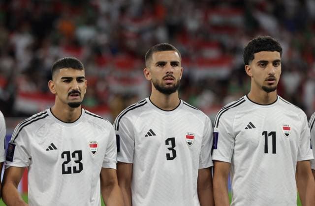 Qatar 15 January 2024 - Merchas Doski, Hussein Ali, Zidane Iqbal of Indonesia headshot, head and shoulders, during the 2023 AFC Asia Cup match between Indonesia and Iraq at the Ahmad bin Ali Stadium in Al-Rayyan, west of Doha, Qatar on January 15, 2024 Indonesia v Iraq - 2023 AFC Asia Cup - Group D Copyright: xSFSIx