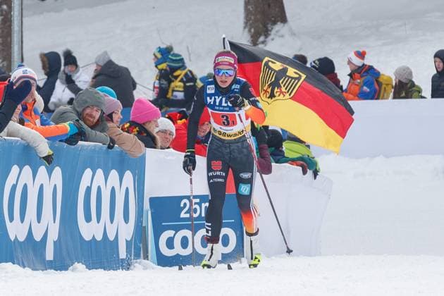 Bilder des Jahres 2024, Sport 01 Januar Sport Themen der Woche KW03 Katherine Sauerbrey (GER, Deutschland) am Birx-Steig, 21.01.2024, Oberhof (Deutschland), FIS Cross Country World Cup Oberhof 2024