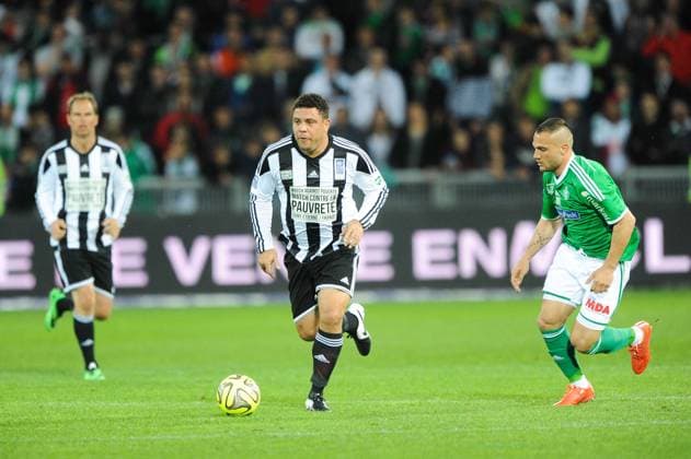 France Soccer 2015: Match contre la Pauvrete APR 20 RONALDO Yohan MOLLO - 20.04.2015 - Match contre la Pauvrete - Saint Etienne .Photo : Jean Paul Thomas Icon