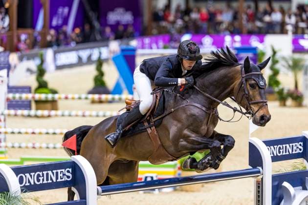 Bilder des Jahres 2024, Sport 04 April Sport Themen der Woche KW16 Sport Bilder des Tages RIYADH - FEI World Cupâ ¢ Finals 2024, RIYADH - FEI World Cupâ ¢ Finals 2024 FUCHS Martin (SUI), Commissar Pezi LONGINES FEI JUMPING WORLD CUPâ ¢ Final II - Table A Jumping competition with jump off Riad, Riyadh, Riyadh International Convention Center (RICEC) 18. April 2024 -