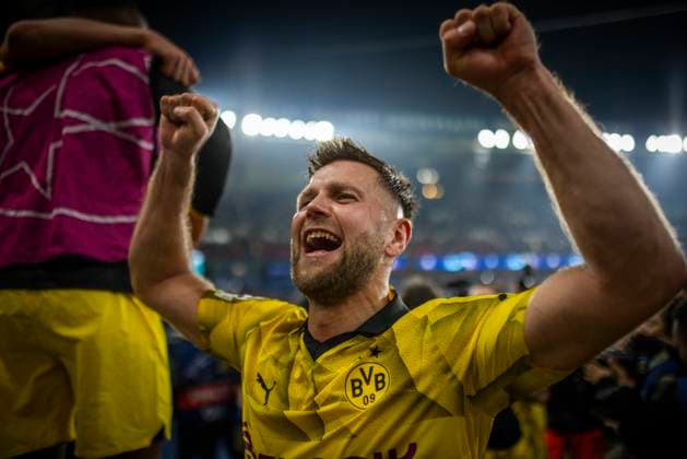 Paris, France. 7th Mai 2024. Final jubilation: Niclas Füllkrug (BVB) Paris Saint-Germain - Borussia Dortmund 07.05.2024