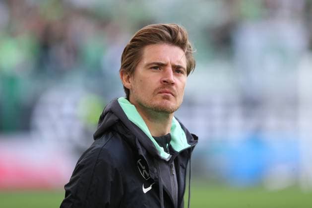 VfL vs. Darmstadt, 1. BL Wolfsburg, 04.05.2024, FUßBALL - VfL Wolfsburg vs. SV Darmstadt 98, 1. BL, Saison 2023 24. Scott Waters (VfL Wolfsburg) Wolfsburg