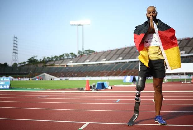 Bilder des Jahres 2024, Sport 05 Mai Sport Themen der Woche KW21 Kobe 2024 Para Athletics World Championships - Day 9 KOBE, JAPAN - May 25: Leon Schäfer of Germany wins gold in men s 100m final in class T63 at the Kobe 2024 Para Athletics World Championships at Kobe Universiade Memorial Stadium on May 25, 2024 in Kobe, Japan. (Photo by Marcus Hartmann Beautiful Sports) Copyright: xBEAUTIFULxSPORTS MarcusxHartmannx