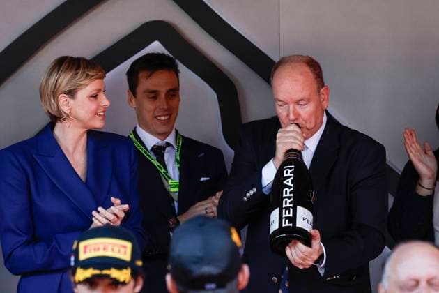 Bilder des Jahres 2024, Sport 05 Mai Sport Themen der Woche KW21 Sport Bilder des Tages Princess Charlene and Prince Albert II of Monaco, F1 Grand Prix of Monaco at Circuit de Monaco on May 26, 2024 in Monte-Carlo, Monaco. (Photo by HOCH ZWEI) Monte-Carlo Monaco